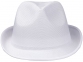 Шляпа «Trilby», белый, полиэстер - 1