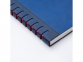 Ежедневник недатированный с индексами А5 «Bergamo», синий, искусственная кожа - 3