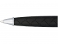 Ручка металлическая шариковая «Fidelio», серебристый/черный, металл с имитацией кожи - 2