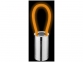 Фонарик «Vela» со светящимся ремешком, серебристый/оранжевый, алюминий - 2
