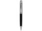 Подарочный набор: ручка шариковая, портмоне, черный, металл/искусственная кожа - 1