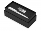 Подарочный набор Qumbo с ручкой и флешкой, белый/серебристый, ручка - пластик, USB-флешка - пластик с покрытием soft-touch\металл - 1