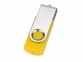 Подарочный набор Qumbo с ручкой и флешкой, желтый/серебристый, ручка - пластик, USB-флешка - пластик с покрытием soft-touch\металл - 3