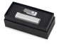Подарочный набор Flashbank с флешкой и зарядным устройством, белый/серебристый, пластик/металл - 1