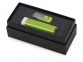Подарочный набор Flashbank с флешкой и зарядным устройством, зеленый/белый/серебристый, пластик/металл - 1