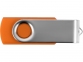 Подарочный набор Flashbank с флешкой и зарядным устройством, оранжевый/белый/серебристый, пластик/металл - 4