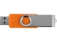 Подарочный набор Flashbank с флешкой и зарядным устройством, оранжевый/белый/серебристый, пластик/металл - 5