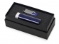 Подарочный набор Flashbank с флешкой и зарядным устройством, синий/белый/серебристый, пластик/металл - 1