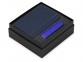 Подарочный набор To go с блокнотом А6 и зарядным устройством, синий, блокнот - картон с покрытием из полиуретана, имитирующего кожу, портативное зарядное устройство - металл - 1