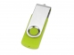 Подарочный набор On-the-go с флешкой, ручкой и зарядным устройством, зеленое яблоко, ручка шариковая - пластик, USB-флешка - пластик с покрытием soft-touch\металл, портативное зарядное устройство - пластик - 2