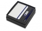 Подарочный набор Reporter Plus с флешкой, ручкой и блокнотом А6, синий/белый/серебристый, металл/картон/пластик - 1