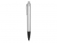 Подарочный набор «Beam of Light» с ручкой и зарядным устройством, черный/серебристый, портативное зарядное устройство - пластик с покрытием soft-touch, ручка - пластик - 4