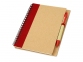 Подарочный набор Essentials с флешкой и блокнотом А5 с ручкой, красный/натуральный/серебристый, бумага/пластик/металл - 6