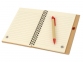 Подарочный набор Essentials с флешкой и блокнотом А5 с ручкой, красный/натуральный/серебристый, бумага/пластик/металл - 7