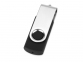 Подарочный набор «Q-edge» с флешкой, ручкой-подставкой и блокнотом А5, черный, блокнот - ПУ, ручка-подставка - металл/пластик, USB-флешка - пластик с покрытием soft-touch/металл - 3