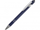 Подарочный набор «Silver Sway» с ручкой и блокнотом А5, синий, серебристый, блокнот- искусственная кожа/металл, ручка- металл c покрытием soft-touch - 2