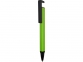 Подарочный набор «Jacque» с ручкой-подставкой и блокнотом А5, черный, зеленое яблоко, блокнот- картон, покрытый бумагой под искусственную кожу, ручка- металл/пластик - 2