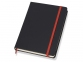 Подарочный набор «Jacque» с ручкой-подставкой и блокнотом А5, черный, красный, блокнот- картон, покрытый бумагой под искусственную кожу, ручка- металл/пластик - 3