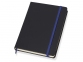 Подарочный набор «Jacque» с ручкой-подставкой и блокнотом А5, черный, синий, блокнот- картон, покрытый бумагой под искусственную кожу, ручка- металл/пластик - 3