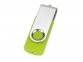 Подарочный набор «Uma Memory» с ручкой и флешкой, зеленое яблоко, серебристый, белый, USB-флешка- пластик с покрытием soft-touch\металл, ручка- пластик - 2