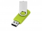 Подарочный набор «Uma Memory» с ручкой и флешкой, зеленое яблоко, серебристый, белый, USB-флешка- пластик с покрытием soft-touch\металл, ручка- пластик - 3