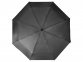 Зонт складной «Columbus», черный, купол- полиэстер, каркас-сталь, спицы- сталь, ручка- пластик - 4