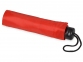 Зонт складной «Columbus», красный, купол- полиэстер, каркас-сталь, спицы- сталь, ручка- пластик - 3