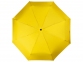 Зонт складной «Columbus», желтый, купол- полиэстер, каркас-сталь, спицы- сталь, ручка- пластик - 4