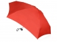 Зонт складной «Frisco» в футляре, красный, купол- эпонж, каркас- металл, спицы- фибергласс, ручка-пластик с покрытием соф- тач - 1