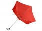 Зонт складной «Frisco» в футляре, красный, купол- эпонж, каркас- металл, спицы- фибергласс, ручка-пластик с покрытием соф- тач - 2
