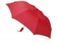 Зонт складной «Tulsa», красный, купол- полиэстер, каркас-сталь, спицы- сталь, ручка-пластик - 1