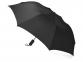 Зонт складной «Tulsa», черный, купол- полиэстер, каркас-сталь, спицы- сталь, ручка-пластик - 1