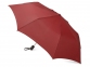 Зонт складной «Irvine», бордовый, купол- эпонж, каркас-сталь, спицы- фибергласс, ручка-пластик с покрытием соф-тач - 1