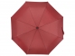 Зонт складной «Cary», бордовый, купол- эпонж, каркас-сталь, спицы- фибергласс, ручка-дерево - 5