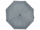 Зонт складной «Cary», серый, купол- эпонж, каркас-сталь, спицы- фибергласс, ручка-дерево - 5