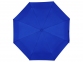 Зонт складной «Ontario», темно-синий, купол- эпонж, каркас-сталь, спицы- фибергласс, ручка-искусственная кожа - 4