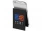 Кошелек-подставка для телефона с защитой от RFID считывания, черный, полиэстер - 6