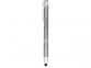 Ручка-стилус металлическая шариковая «Moneta» с анодированным покрытием, бронзовый/серебристый, корпус из алюминия со стальным зажимом - 2