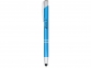 Ручка-стилус металлическая шариковая «Moneta» с анодированным покрытием, process blue/серебристый - 2