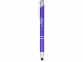 Ручка-стилус металлическая шариковая «Moneta» с анодированным покрытием, пурпурный/серебристый - 2