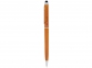 Ручка пластиковая шариковая «Valeria», оранжевый/серебристый - 1