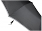 Зонт складной со светодиодами, черный, эпонж полиэстер - 5