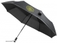 Зонт складной со светодиодами, черный, эпонж полиэстер - 6