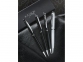 Ручка-стилус шариковая, черный/серебристый, металл - 4