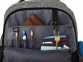 Рюкзак «Vault» для ноутбука 15,6" с защитой от RFID считывания, графит, полиэстер 600D/ПУ винил - 3