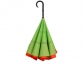Зонт-трость наоборот «Inversa», оранжевый/зеленое яблоко, купол- эпонж, каркас-стеклопластик, ручка-покрытие софт-тач - 2