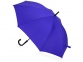 Зонт-трость «Bergen», темно-синий, купол- эпонж, каркас-стеклопластик, ручка-покрытие софт-тач - 1