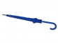 Зонт-трость «Color», синий, купол-эпонж 190T с водоотталкивающей пропиткой; каркас- сталь; спицы- фибергласс; ручка- пластик с покрытием soft-touch - 2