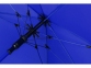 Зонт-трость «Color», синий, купол-эпонж 190T с водоотталкивающей пропиткой; каркас- сталь; спицы- фибергласс; ручка- пластик с покрытием soft-touch - 3