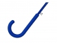 Зонт-трость «Color», синий, купол-эпонж 190T с водоотталкивающей пропиткой; каркас- сталь; спицы- фибергласс; ручка- пластик с покрытием soft-touch - 5
